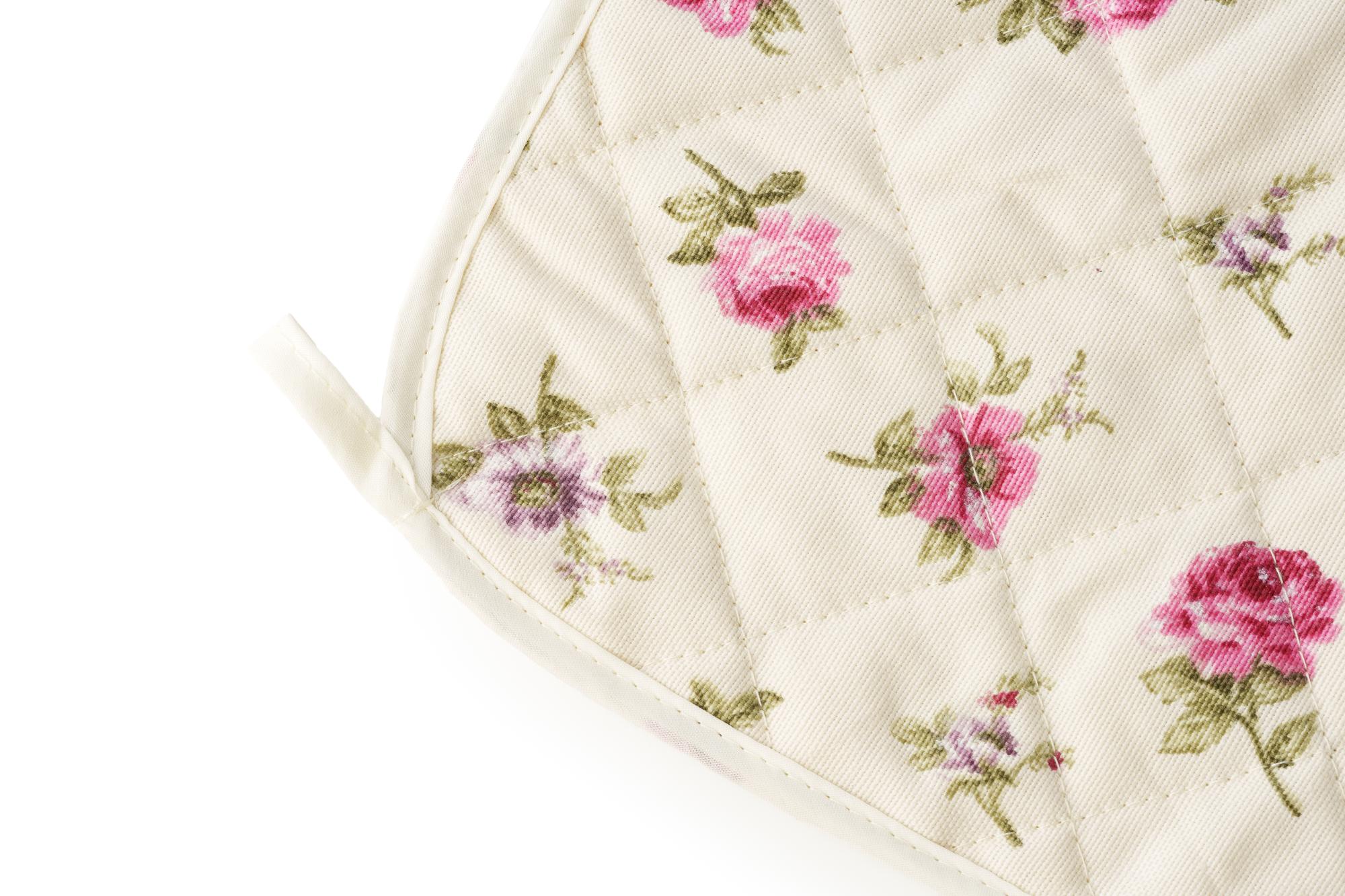 Delicate floral embroidery on handkerchief